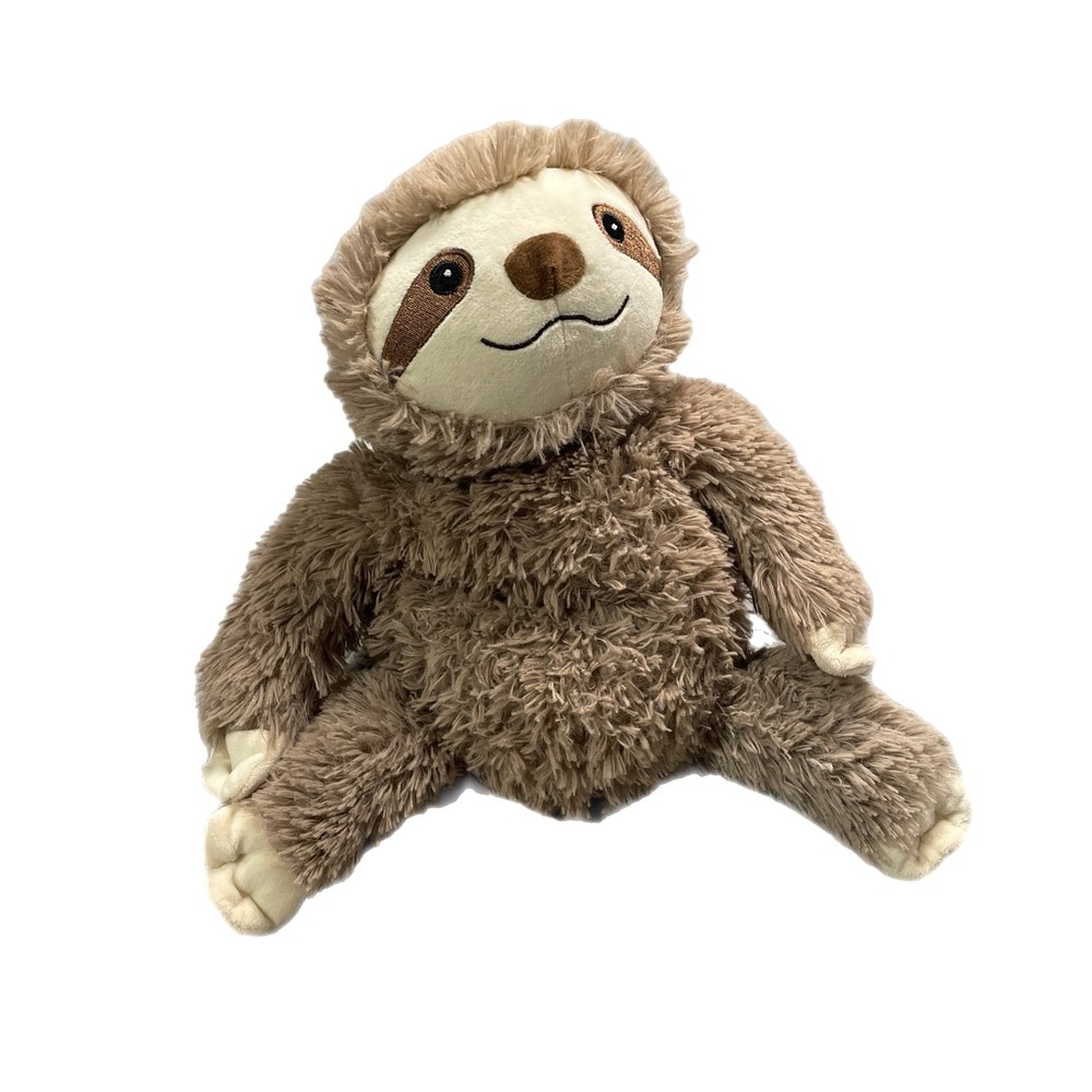 Warmies Plush Sloth Stuffed Animal Microwaveable Heat Pack Huggable sensory